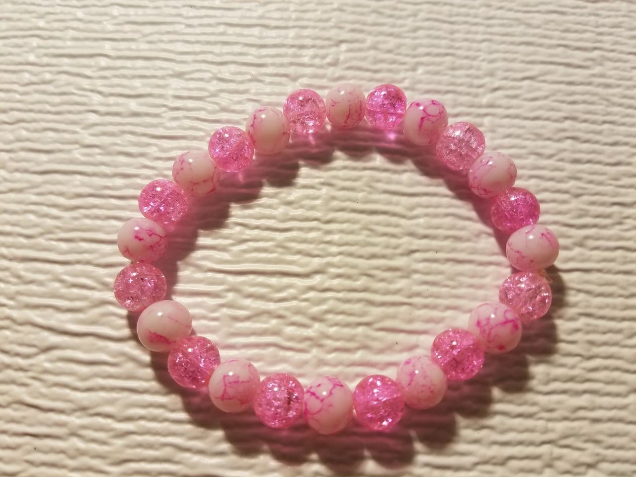 Pink Beaded Bracelet