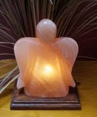 Salt Angel Lamp
