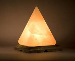 Salt Pyramid Lamp