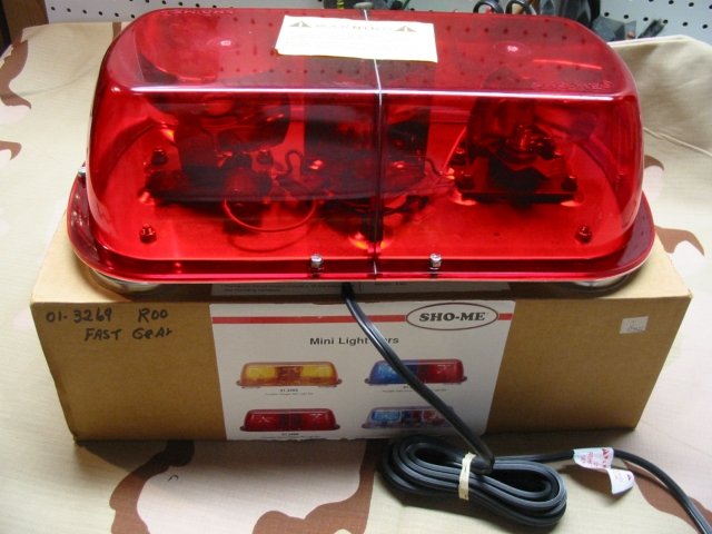 Able 2 Mini Halogen Lightbar - RED