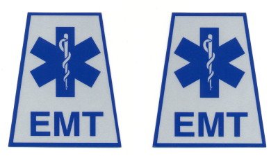 Reflective Helmet Trapezoid - EMT