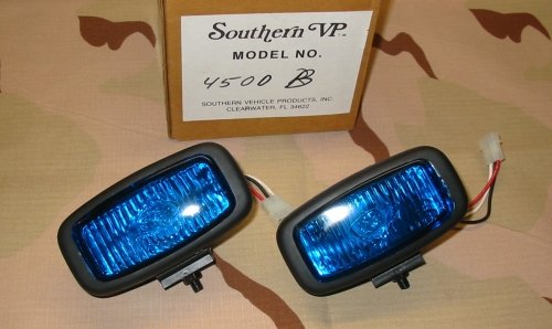 Signal VP Mini Grill Strobe Light - BLUE