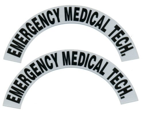 Reflective Helmet Crescent - EMERGENCY MEDICAL TECH.