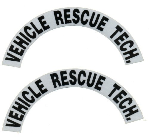 Reflective Helmet Crescent - VEHICLE RESCUE TECH.