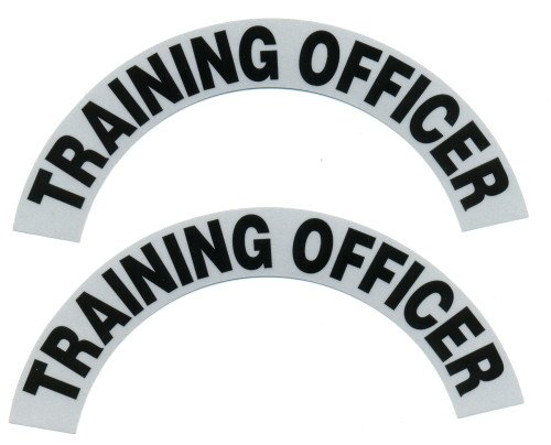 Reflective Helmet Crescent - TRAINING OFFICER