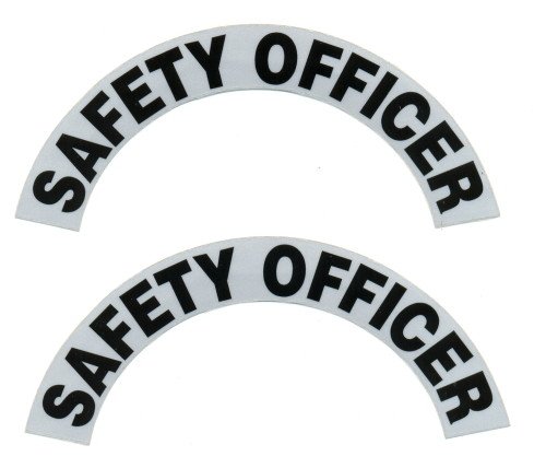 Reflective Helmet Crescent - SAFETY OFFICER