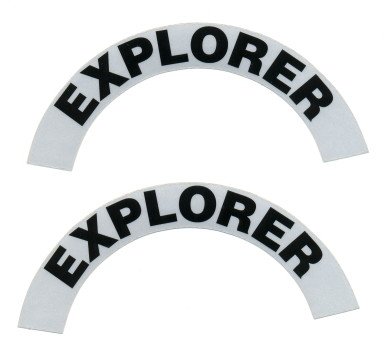 Reflective Helmet Crescent - EXPLORER