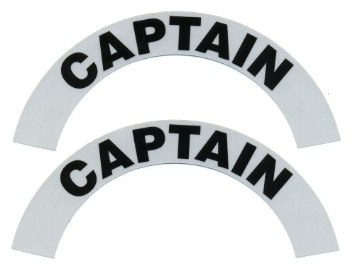 Reflective Helmet Crescent - CAPTAIN