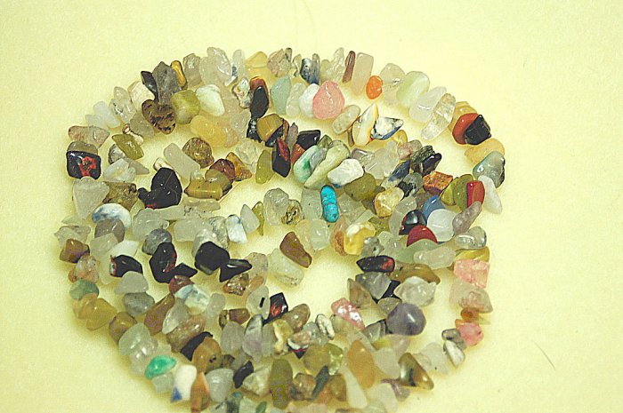 32" Strand Mixed Gemstone Chips