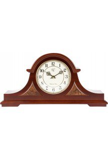 English Tambour Clock with Cherry Finish and Four Different Chimes - Model # 3104C