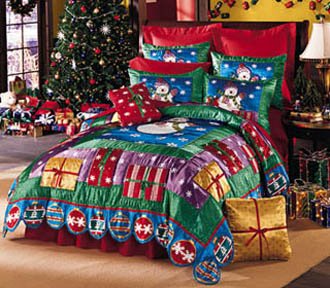 Beautiful Christmas Quilt King Size