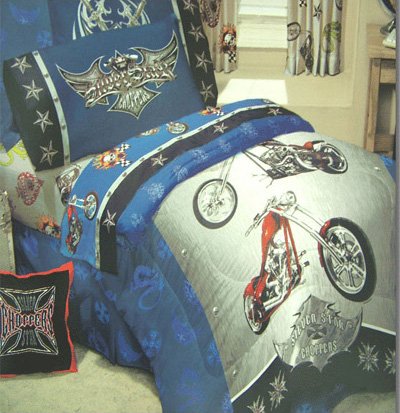 Silver Star Choppers Full Comforter