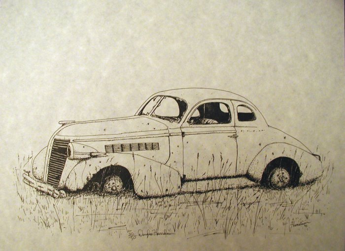Limited Edition Car Print signed & #