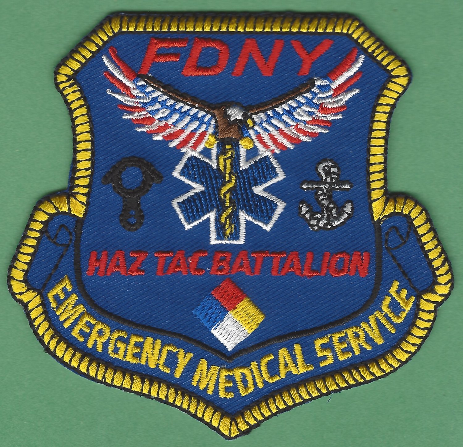 Fdny New York Ems Haz Tac Battalion Fire Patch