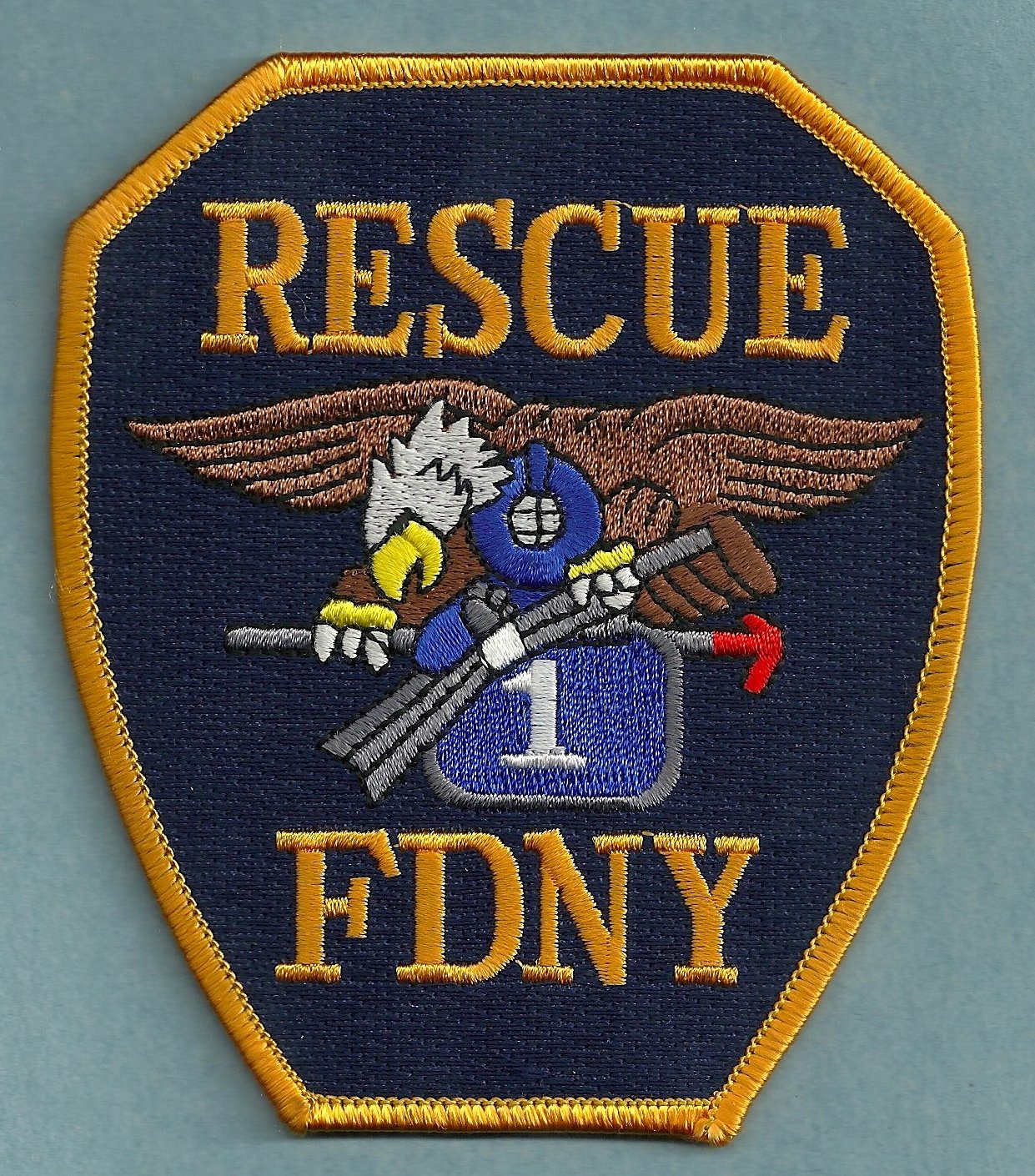 FDNY Manhattan New York Rescue Company 1 Fire Patch