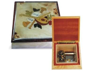 Wooden music jewerlery box