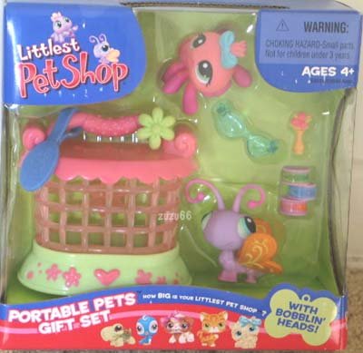 Littlest Pet Shop Pink Spider & Purple Butterfly Gift Set