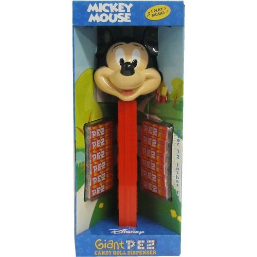 Disney GIANT MUSICAL Pez Dispenser - MICKEY MOUSE