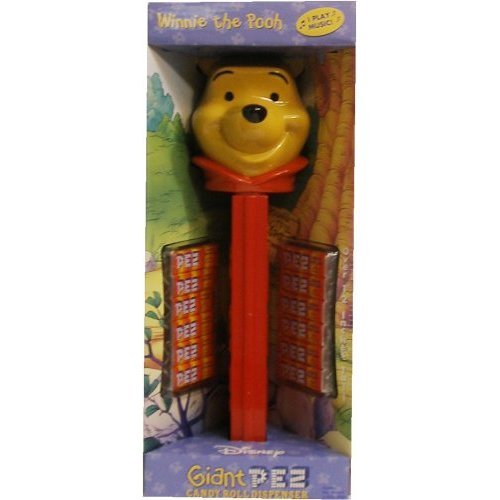 Disney GIANT MUSICAL Pez Dispenser - WINNIE THE POOH
