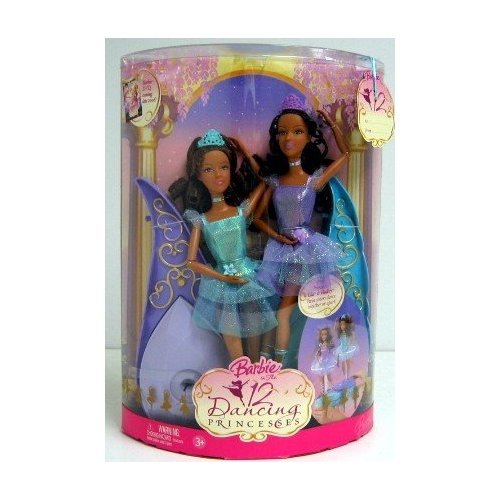 Barbie in the 12 Dancing Princesses Isla and Hadley Dolls African American/Ethnic Twins