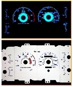 Reverse El Glow Gauges