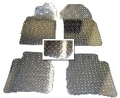 Polished Diamond Plate Aluminum Floor Mats