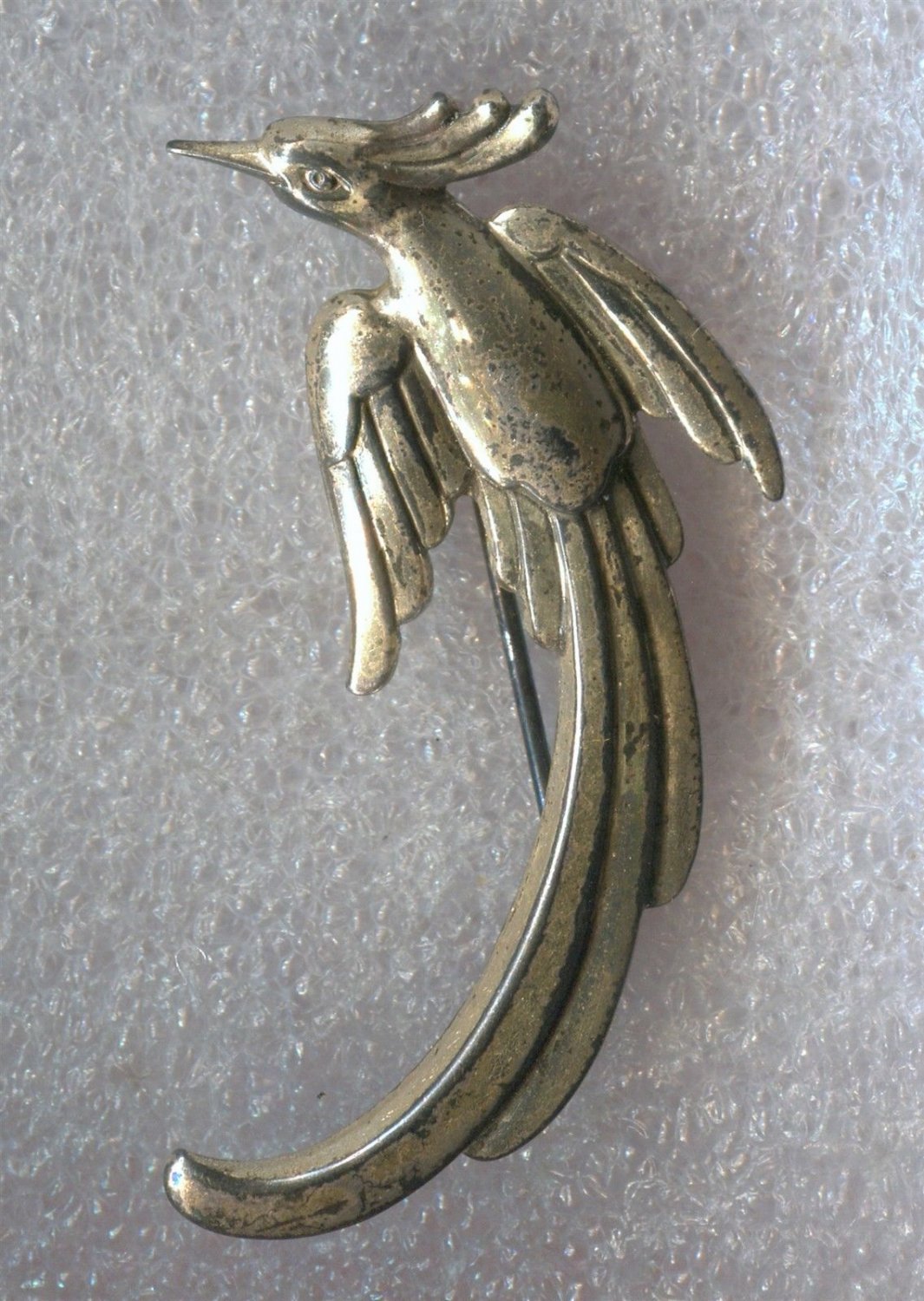 Vintage Sterling 925 Silver : Forstner Bird of Paradise Brooch