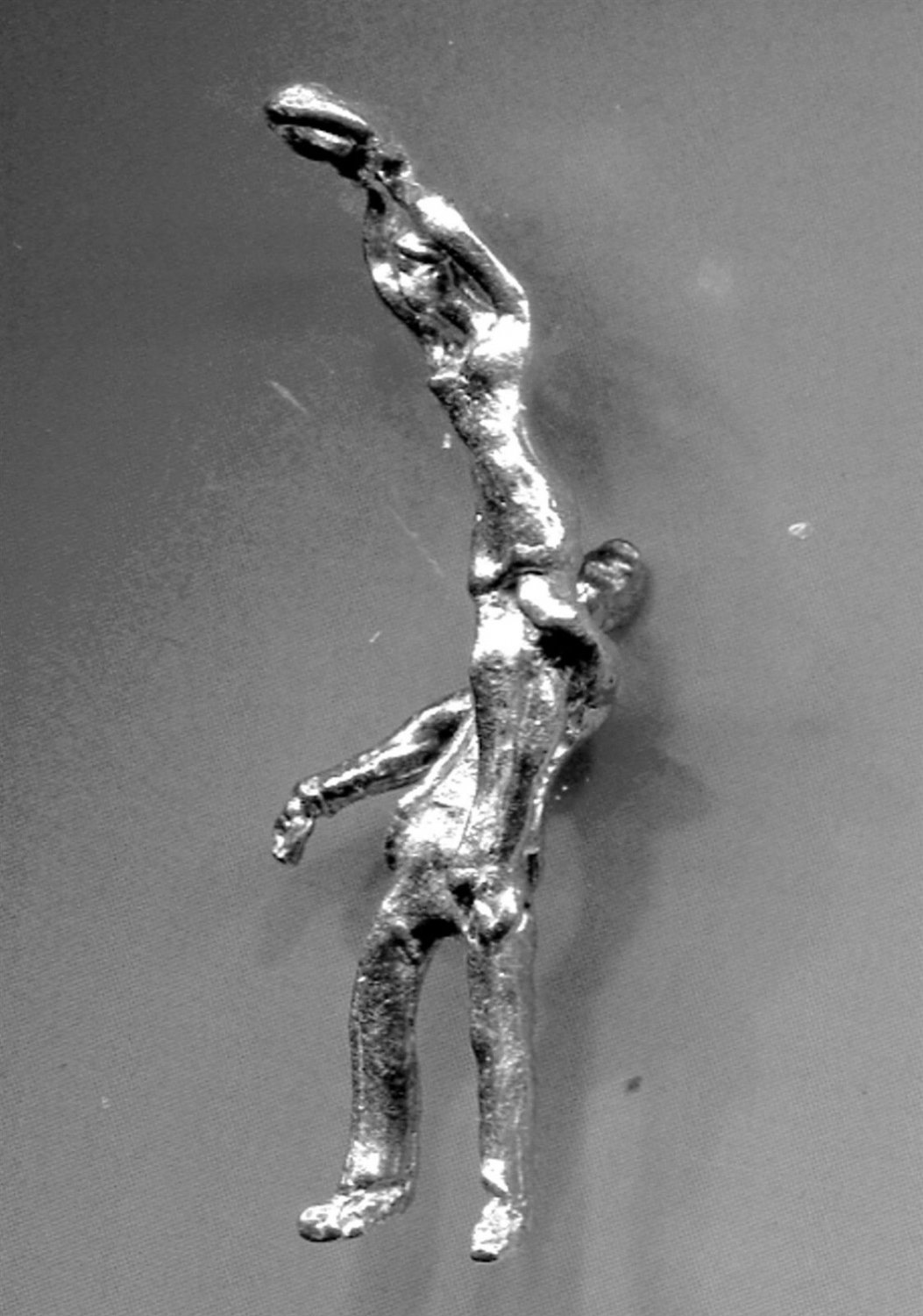 Vintage Sterling Charm : 2 Dancers #7 From Judith Jack Bracelet