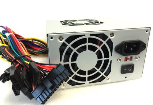 600 WATT 600W POWER SUPPLY PSU Brick for Intel AMD System Quiet Dual Fan SATA EJ