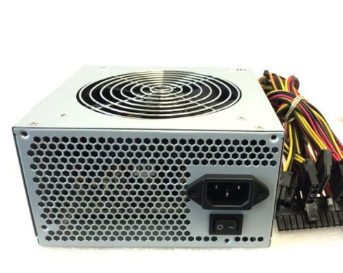 550W 20 24 pin ATX Power Supply w/SATA PCI eXpress Large 12cm Cooling Fan Quiet EJ