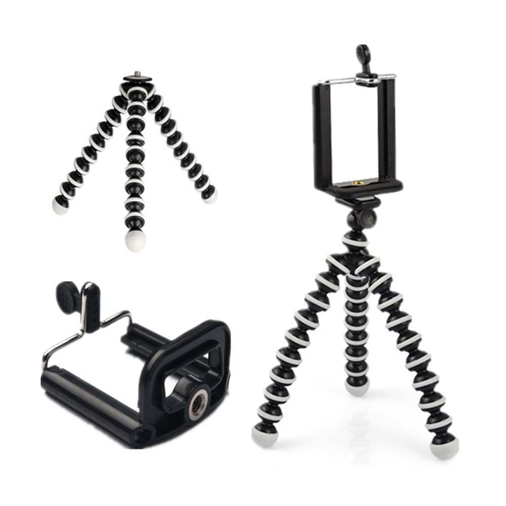 Generic Mini Flexible Tripod Stand Mount Holder for iPHONE GALAXY S2 Smart Phone EJ1