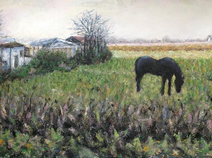 Oil Painting — Horse—Fine Art Oil Painting- Size:12" x 16"(30 cm x 40 cm)