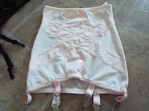 Revival Lingerie baby pink retro girdle garter belt