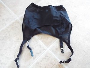 black retro garter belt with lace s