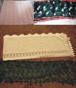 collection of 4 accent scarves for hijab tichel chemotherapy
