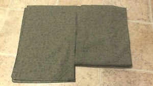 green leaves wool hitoe kimono