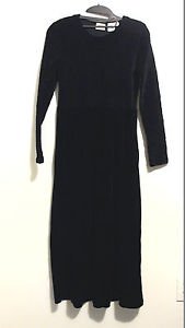 Sarah Chapman vintage dressblack velvet babydoll 90s vintage dress