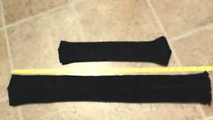 KD Dance pair of black knit arm warmers and leg warmers