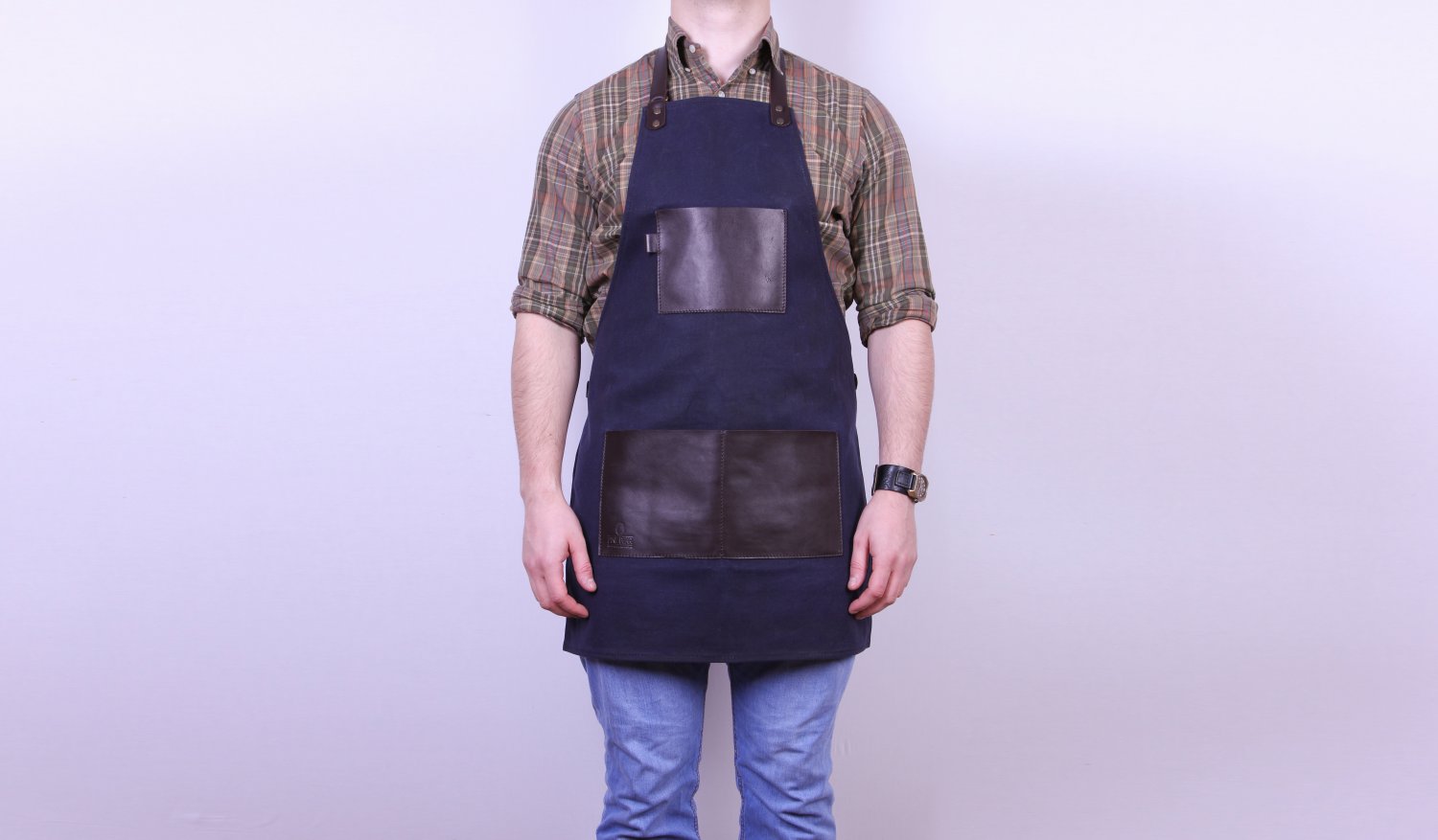 Handmade apron Waxed canvas & Leather apron