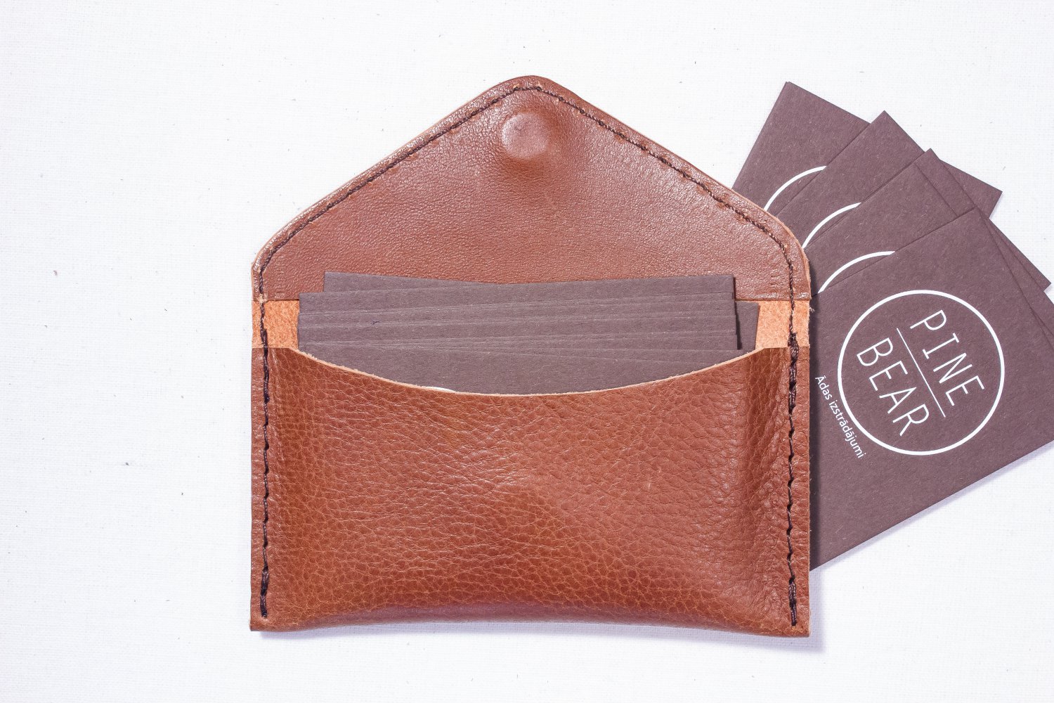 Brown Business Visit Name card wallet holder
