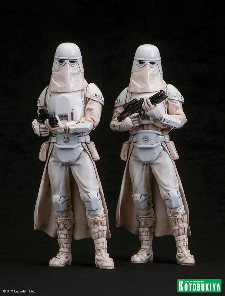 Star Wars SNOWTROOPER 2-Pack ARTFX+ Empire Strikes Back Kotobukiya