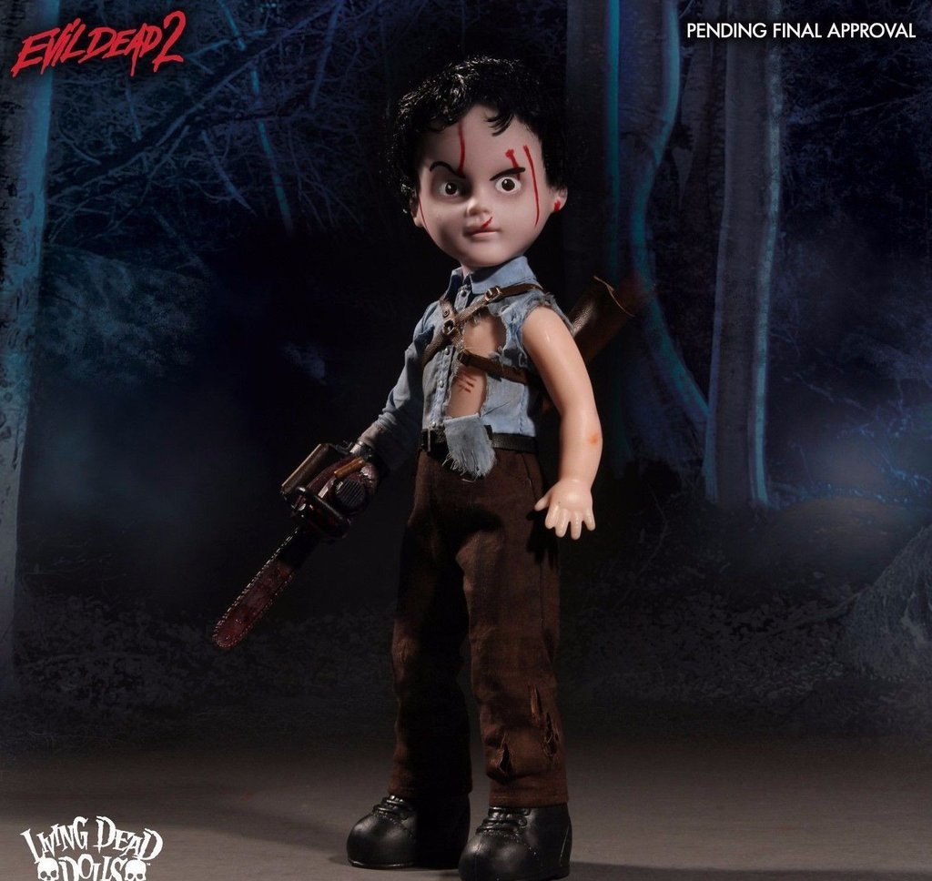 ASH LIVING DEAD DOLLS PRESENTS: EVIL DEAD 2 - 10" FIGURE BY MEZCO