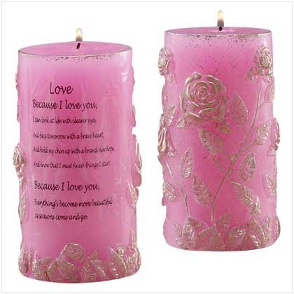 "LOVE" SCENTED CANDLE