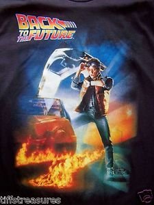 Boys BACK TO THE FUTURE T shirt KIDS BOYS SIZE L LARGE Black Color T-Shirt NEW