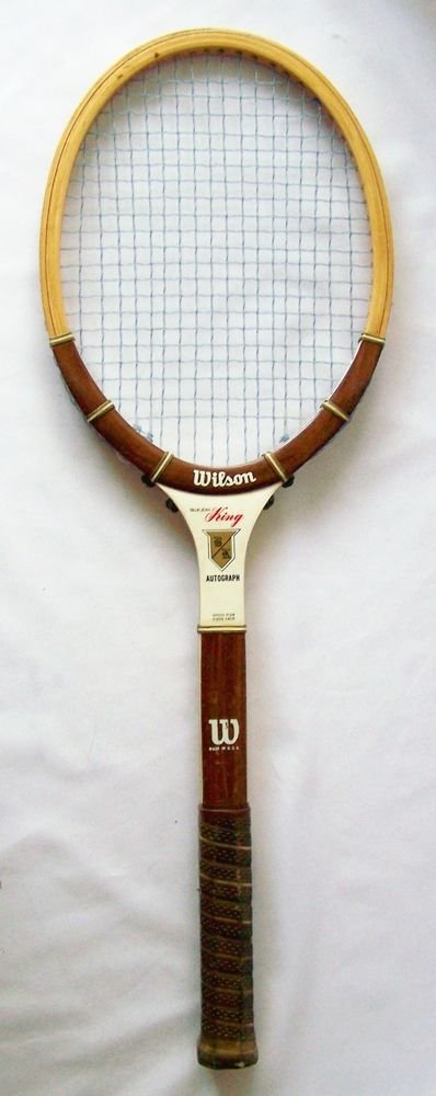 Wilson BILLIE JEAN KING Autograph Tennis Racket GRIP SIZE 4 1/2 Vintage Racquet