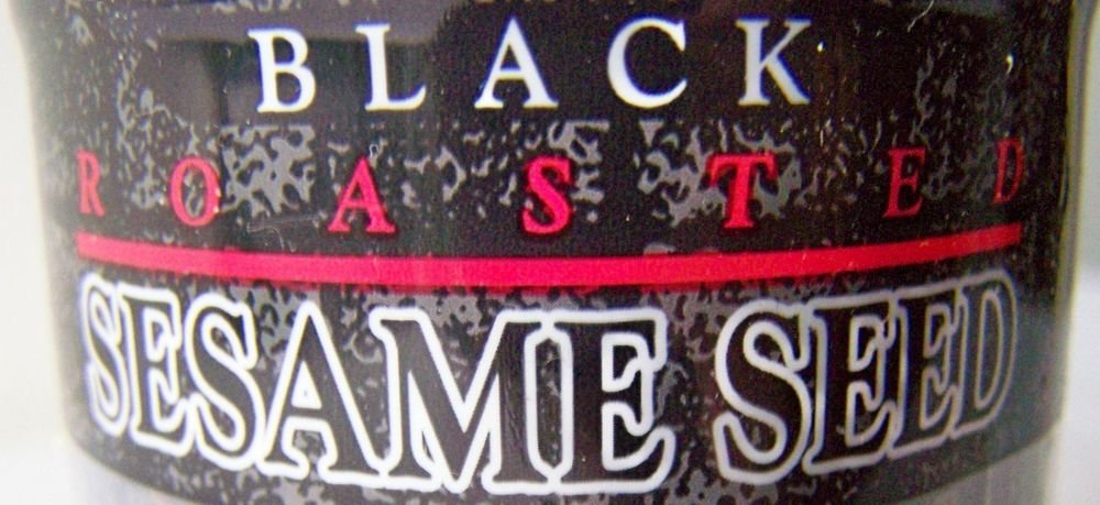 ROASTED BLACK SESAME SEEDS 4x8 oz. = 2 lbs NO artificial ingredients LARGE SIZE