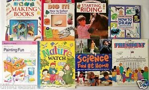 LOT 8 HOW TO... books for Grade 2 3 4 & Up DRAWING Painting ROCK COLLECTING etc.