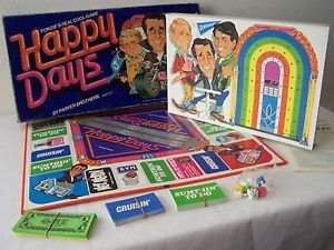 HAPPY DAYS BOARD GAME based on 70s-80s TV SHOW The Fonz FONZIE Parker Bros 1976
