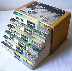 THE FORSYTE CHRONICLES Galsworthy NOVELS 1969 Scribners 6 BOOK BOX SET Books