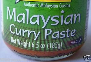 Malaysian Curry Paste 2 x 6.5 oz. NO Artificial Colors or Preservatives / NO MSG